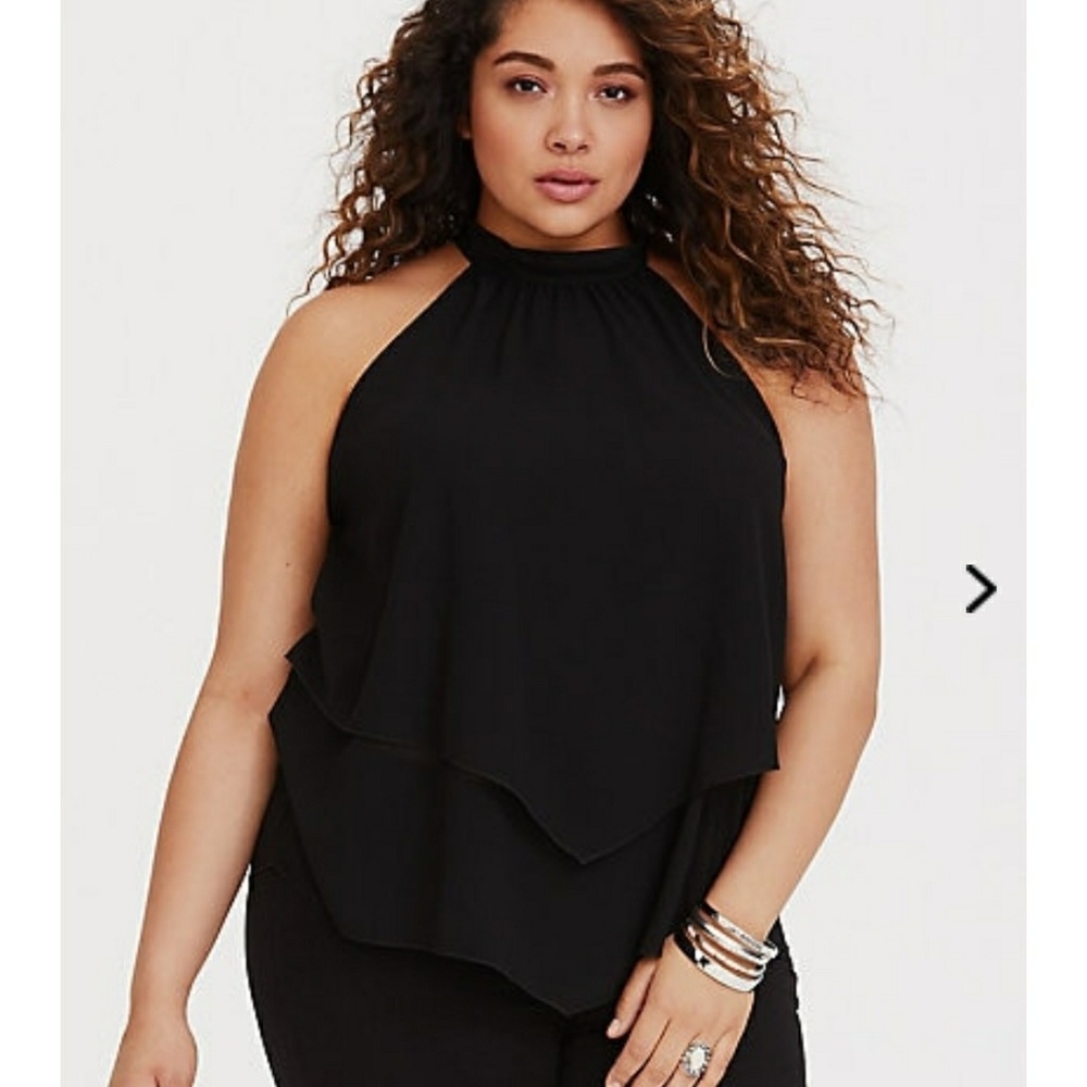 Torrid Layered Chiffon Tank